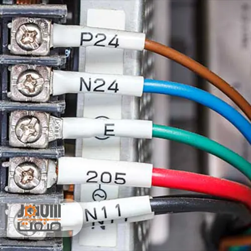 چاپ برچسب روی سیم و کابل