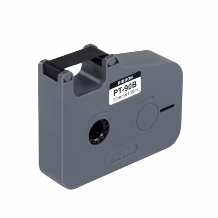 PUTY P990 Compatible Thermal Printer Ribbons 12mm X 100M Black ABS Plastic Label Printing Consumables